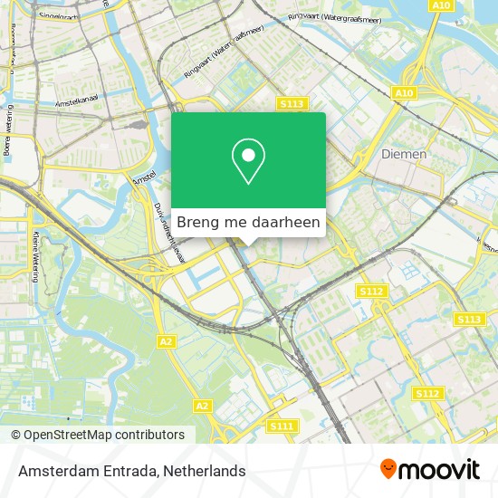 Amsterdam Entrada kaart