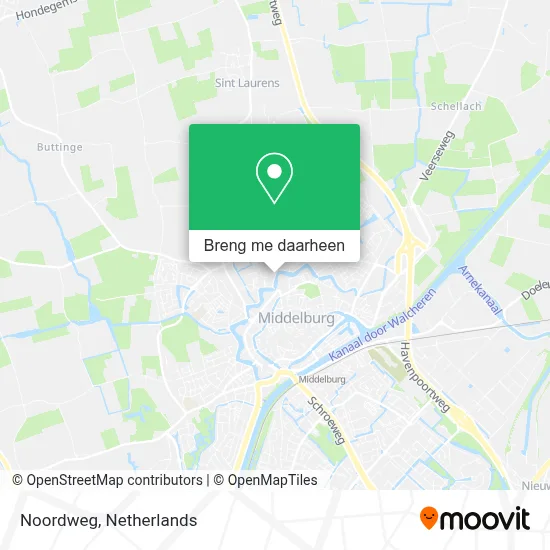 Noordweg kaart