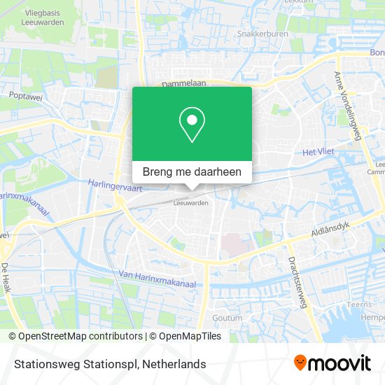 Stationsweg Stationspl kaart