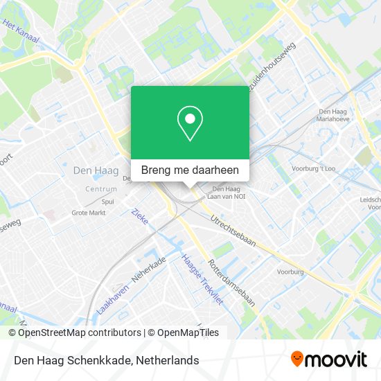 Den Haag Schenkkade kaart