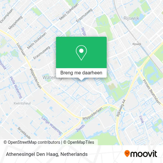 Athenesingel Den Haag kaart