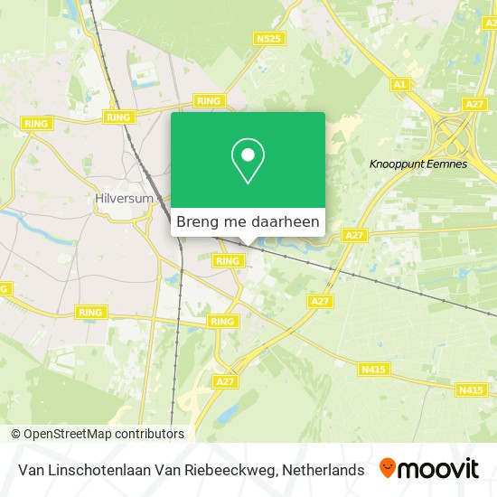 Van Linschotenlaan Van Riebeeckweg kaart