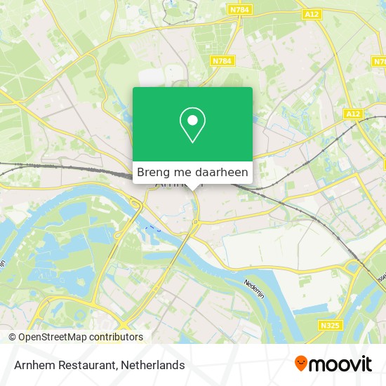 Arnhem Restaurant kaart