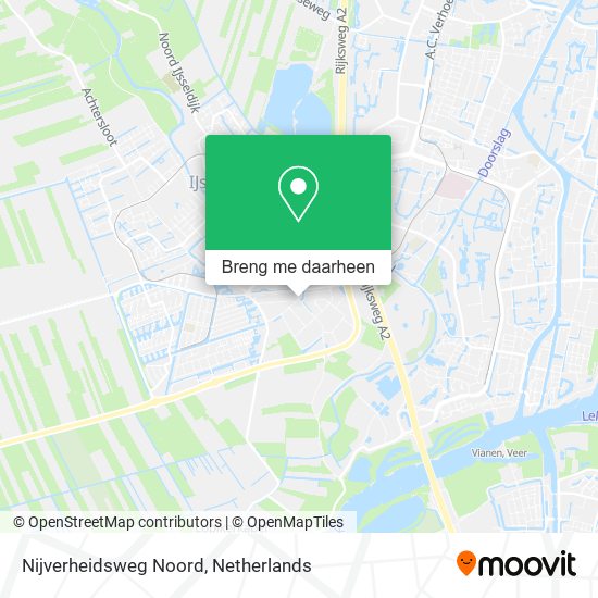 Nijverheidsweg Noord kaart