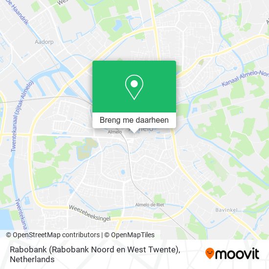 Rabobank (Rabobank Noord en West Twente) kaart