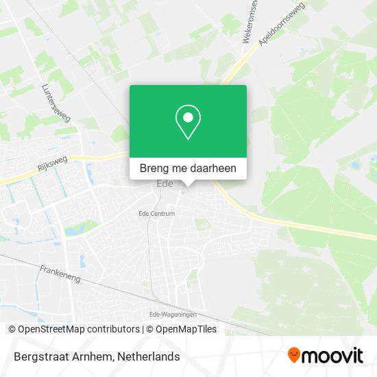 Bergstraat Arnhem kaart