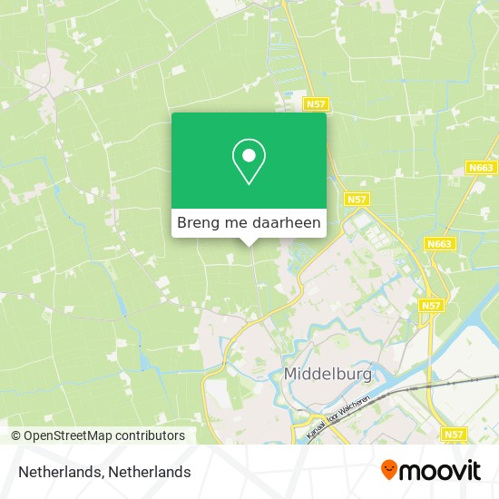 Netherlands kaart