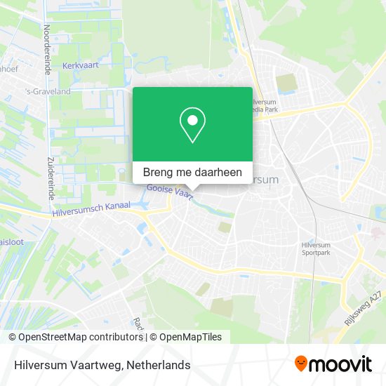 Hilversum Vaartweg kaart