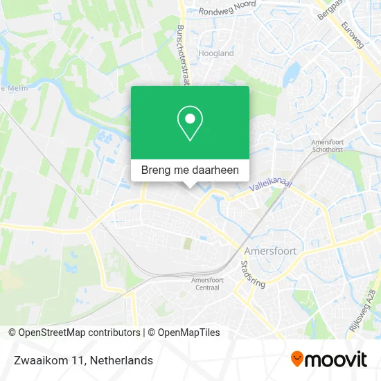 Zwaaikom 11 kaart