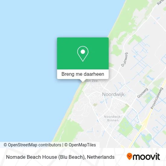 Nomade Beach House (Blu Beach) kaart
