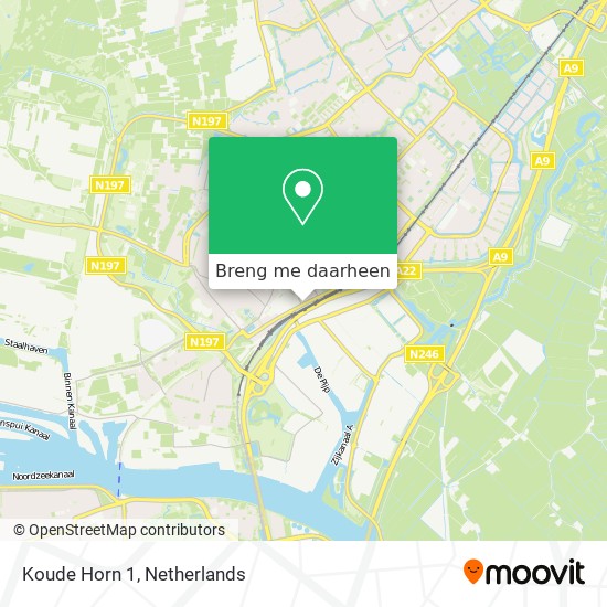 Koude Horn 1 kaart