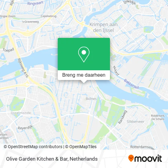 Olive Garden Kitchen & Bar kaart