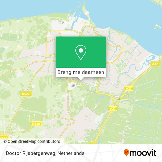 Doctor Rijsbergenweg kaart