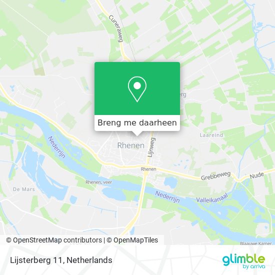 Lijsterberg 11 kaart