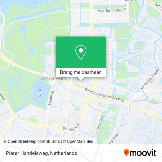 Pieter Handelsweg kaart