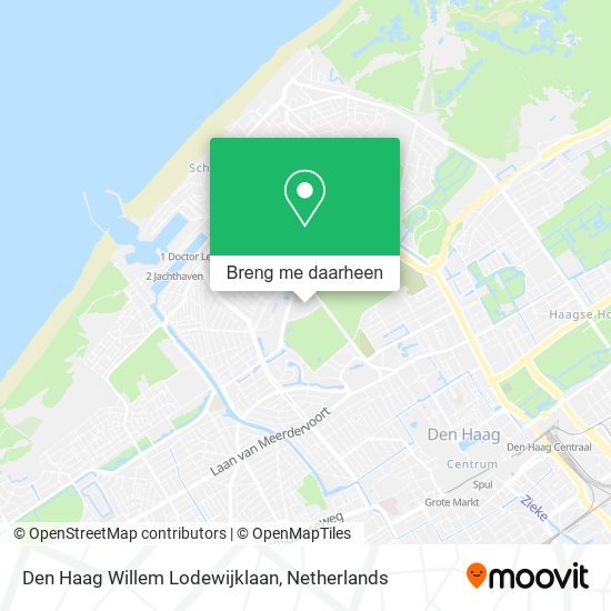 Den Haag Willem Lodewijklaan kaart