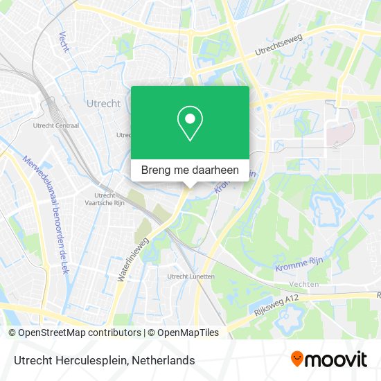 Utrecht Herculesplein kaart