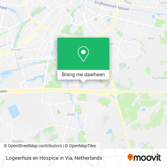 Logeerhuis en Hospice in Via kaart