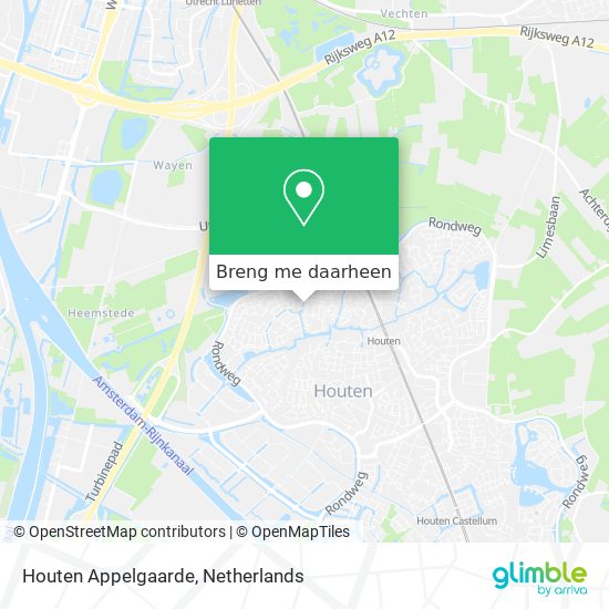 Houten Appelgaarde kaart