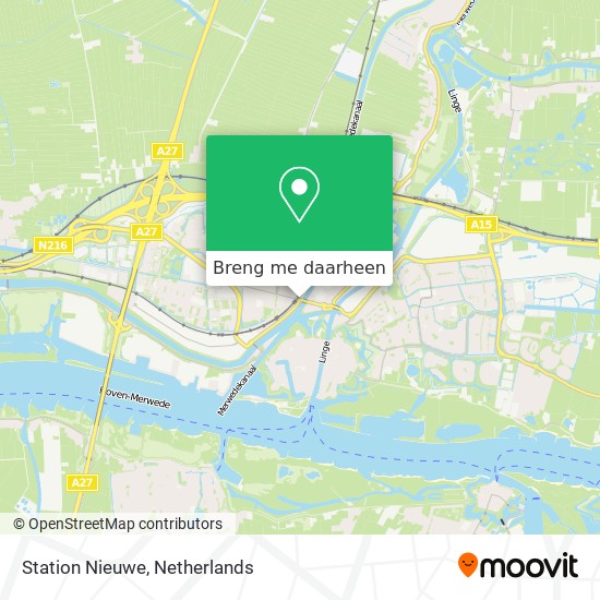 Station Nieuwe kaart