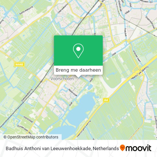 Badhuis Anthoni van Leeuwenhoekkade kaart