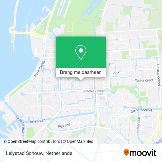 Lelystad Schouw kaart