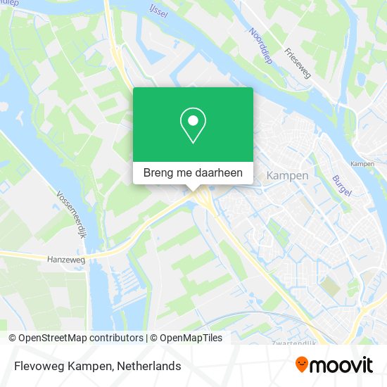 Flevoweg Kampen kaart