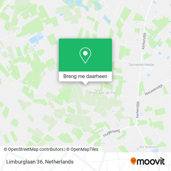 Limburglaan 36 kaart