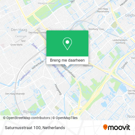 Saturnusstraat 100 kaart