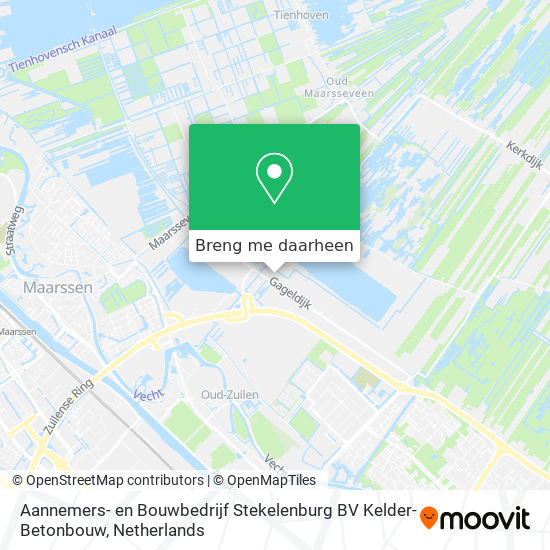 Aannemers- en Bouwbedrijf Stekelenburg BV Kelder- Betonbouw kaart