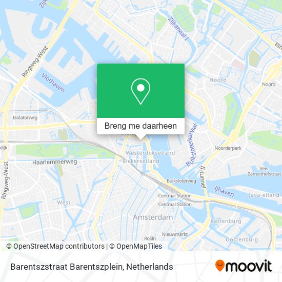 Barentszstraat Barentszplein kaart