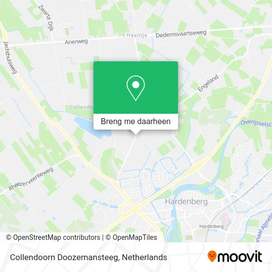 Collendoorn Doozemansteeg kaart