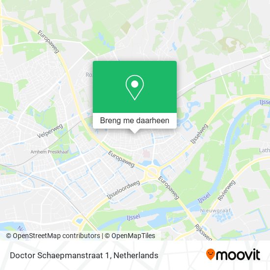 Doctor Schaepmanstraat 1 kaart