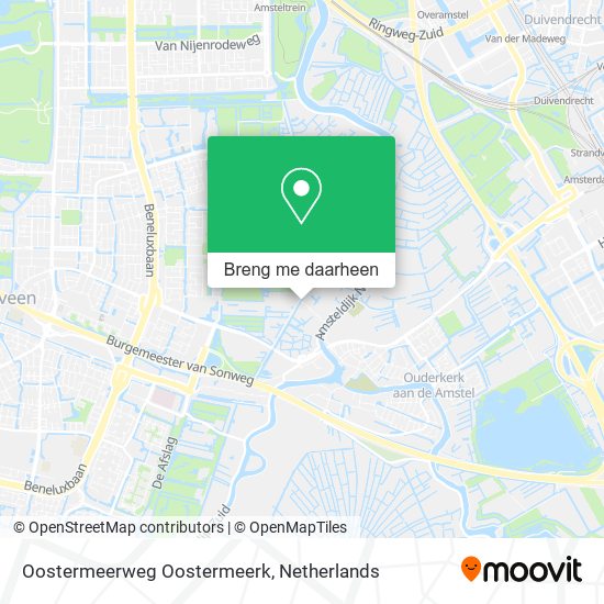 Oostermeerweg Oostermeerk kaart