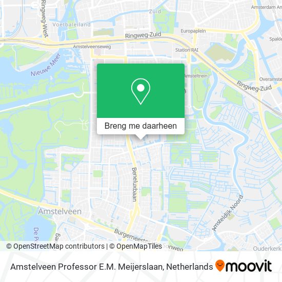Amstelveen Professor E.M. Meijerslaan kaart