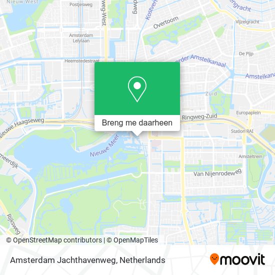 Amsterdam Jachthavenweg kaart