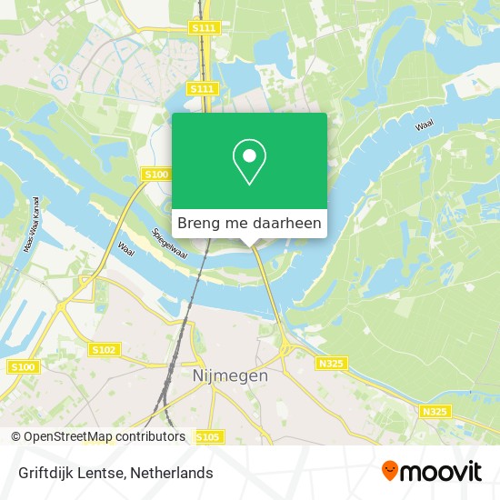 Griftdijk Lentse kaart