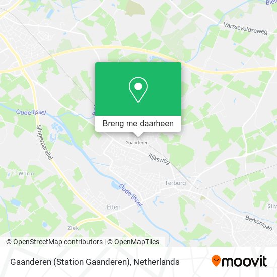 Gaanderen (Station Gaanderen) kaart