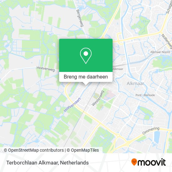 Terborchlaan Alkmaar kaart