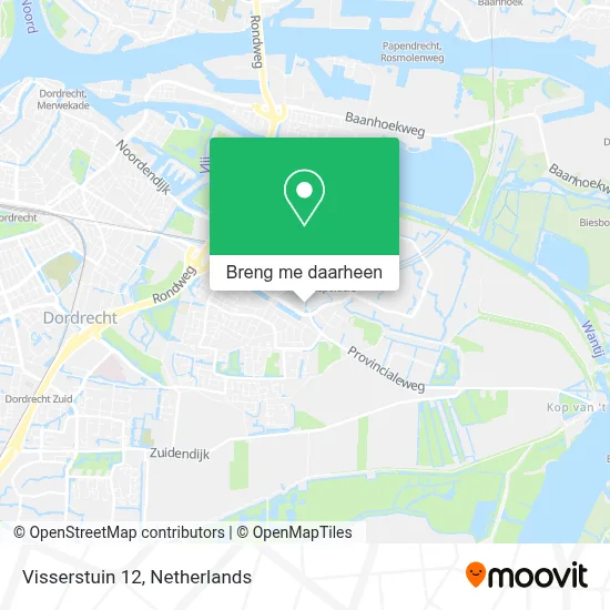 Visserstuin 12 kaart