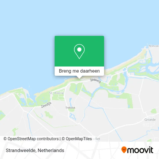 Strandweelde, 4504 Nieuwvliet kaart