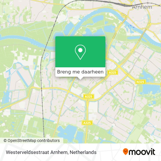Westerveldsestraat Arnhem kaart