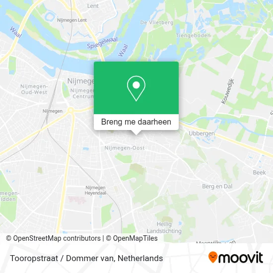 Tooropstraat / Dommer van kaart