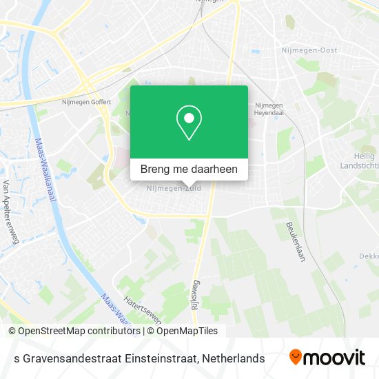 s Gravensandestraat Einsteinstraat kaart