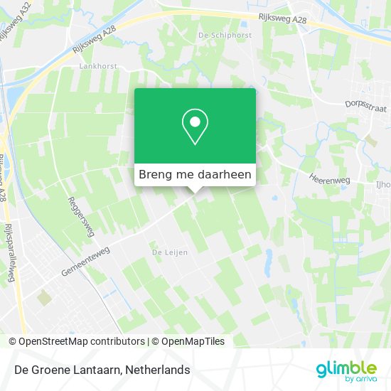 De Groene Lantaarn kaart