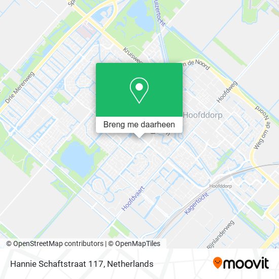 Hannie Schaftstraat 117 kaart