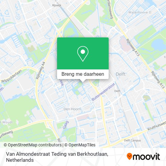 Van Almondestraat Teding van Berkhoutlaan kaart