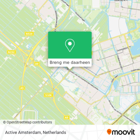 Active Amsterdam kaart