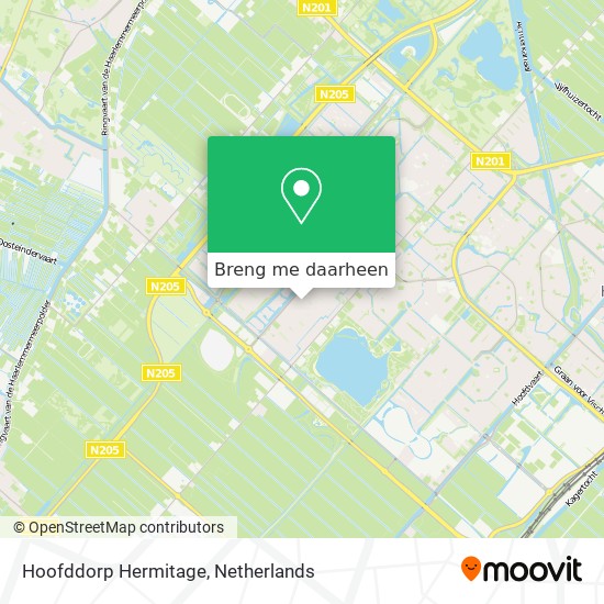 Hoofddorp Hermitage kaart