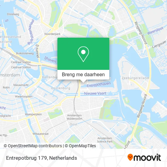 Entrepotbrug 179 kaart